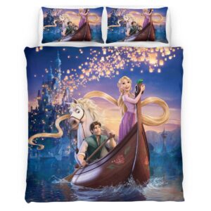 Housse De Couette Raiponce – Tangled Disney 04 Parure de lit Ensemble De Literie