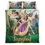 Housse De Couette Raiponce – Tangled Disney 06 Parure de lit Ensemble De Literie
