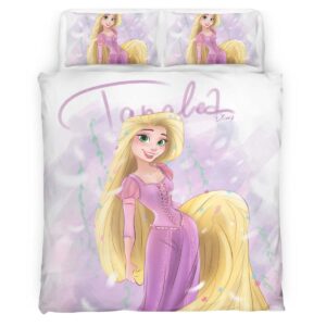 Housse De Couette Raiponce – Tangled Disney 08 Parure de lit Ensemble De Literie