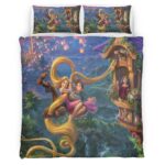 Housse De Couette Raiponce – Tangled Disney 10 Parure de lit Ensemble De Literie