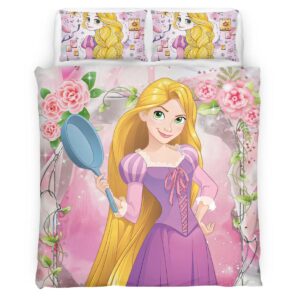 Housse De Couette Raiponce – Tangled Disney 13 Parure de lit Ensemble De Literie