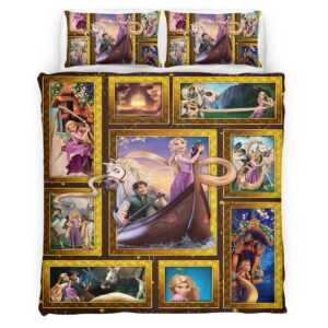 Housse De Couette Raiponce – Tangled Disney 16 Parure de lit Ensemble De Literie