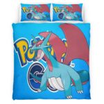 Housse De Couette Drattak Pokémon Parure de lit Ensemble De Literie