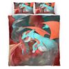 Housse De Couette Drattak Pokémon 4 Parure de lit Ensemble De Literie