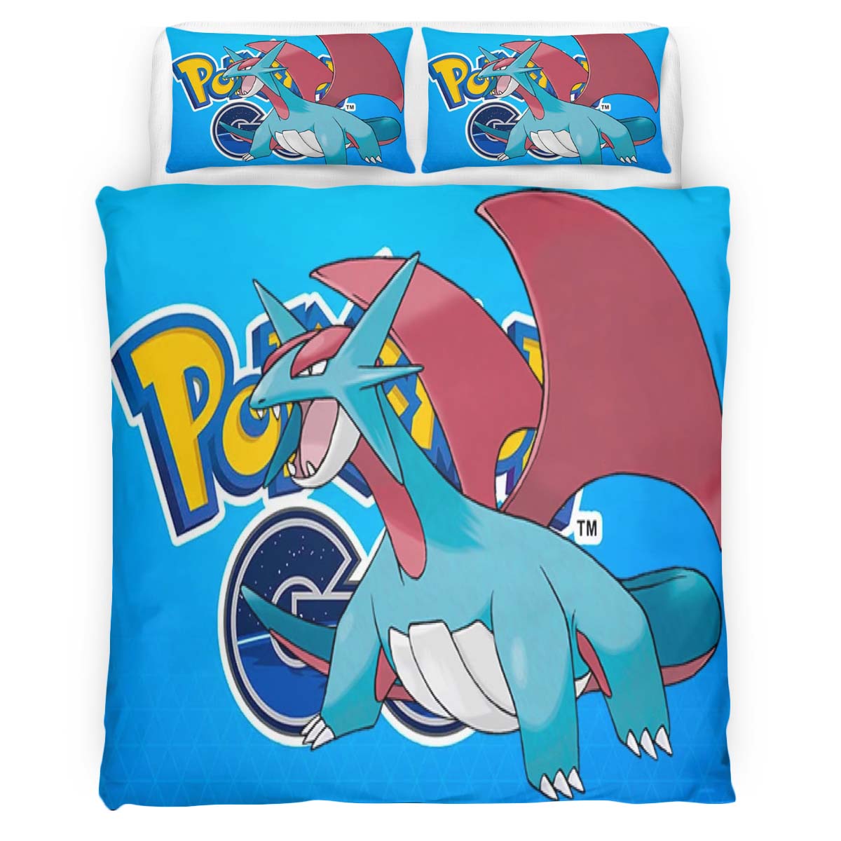 Housse De Couette Drattak Pokémon Parure de lit Ensemble De Literie
