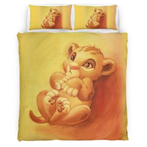 Housse De Couette Simba – Le Roi Lion 01 Parure de lit Ensemble De Literie