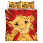 Housse De Couette Simba – Le Roi Lion 06 Parure de lit Ensemble De Literie