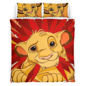 Housse De Couette Simba – Le Roi Lion 06 Parure de lit Ensemble De Literie