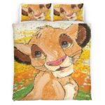 Housse De Couette Simba – Le Roi Lion 07 Parure de lit Ensemble De Literie