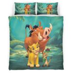 Housse De Couette Simba – Le Roi Lion Personnages 01 Parure de lit Ensemble De Literie