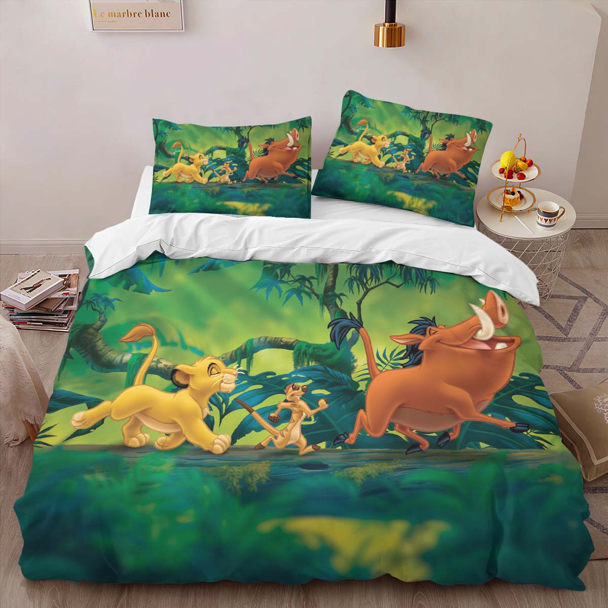 Housse De Couette Simba et ses amis 3 Parure de lit Ensemble De Literie – Image 2