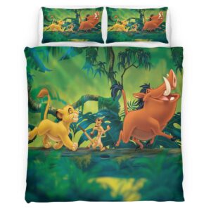 Housse De Couette Simba et ses amis 3 Parure de lit Ensemble De Literie