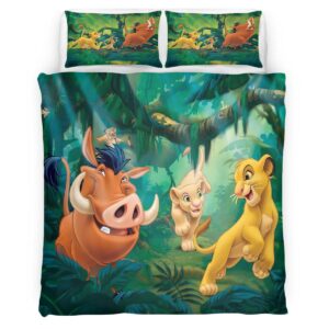 Housse De Couette Simba et ses amis Parure de lit Ensemble De Literie