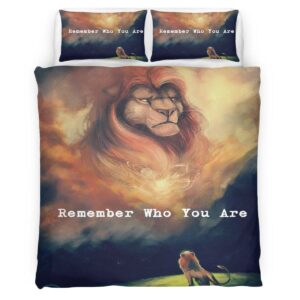 Housse De Couette Simba et Mufasa – Le Roi Lion 02 Parure de lit Ensemble De Literie