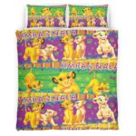 Housse De Couette Simba et Nala – Le Roi Lion Parure de lit Ensemble De Literie