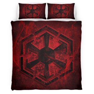 Housse De Couette Symbole de l’Empire Sith Star Wars Parure de lit Ensemble De Literie