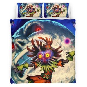 Housse De Couette Skull Kid Masque de Majora – The Legend of Zelda Parure de lit Ensemble De Literie