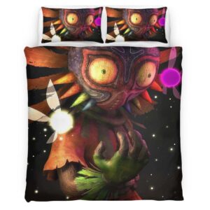 Housse De Couette Skull Kid Masque de Majora – The Legend of Zelda Personnage Parure de lit Ensemble De Literie