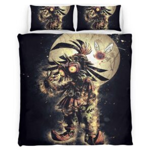 Housse De Couette Skull Kid Masque de Majora – The Legend of Zelda Personnage 6 Parure de lit Ensemble De Literie