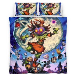Housse De Couette Skull Kid The Legend of Zelda Parure de lit Ensemble De Literie