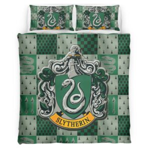 Housse De Couette Serpentard Harry Potter 2 Parure de lit Ensemble De Literie