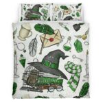 Housse De Couette Serpentard Harry Potter 3 Parure de lit Ensemble De Literie
