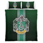 Housse De Couette Maison Serpentard Harry Potter 06 Parure de lit Ensemble De Literie