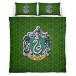 Housse De Couette Maison Serpentard Harry Potter 07 Parure de lit Ensemble De Literie