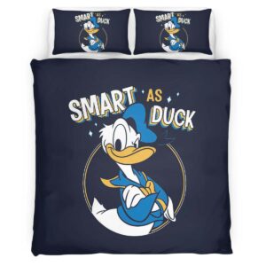Housse De Couette Donald Duck « Smart as a Duck » Parure de lit Ensemble De Literie