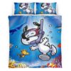 Housse De Couette Snoopy Beagle des profondeurs Parure de lit Ensemble De Literie