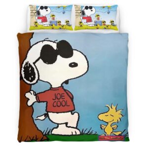 Housse De Couette Snoopy Joe Cool 2 Parure de lit Ensemble De Literie