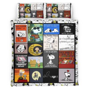 Housse De Couette Snoopy – Peanuts 13 Parure de lit Ensemble De Literie