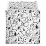 Housse De Couette Snoopy – Peanuts Parure de lit Ensemble De Literie