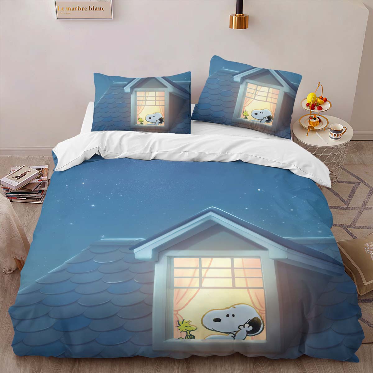 Housse De Couette Snoopy – Peanuts 17 Parure de lit Ensemble De Literie – Image 2