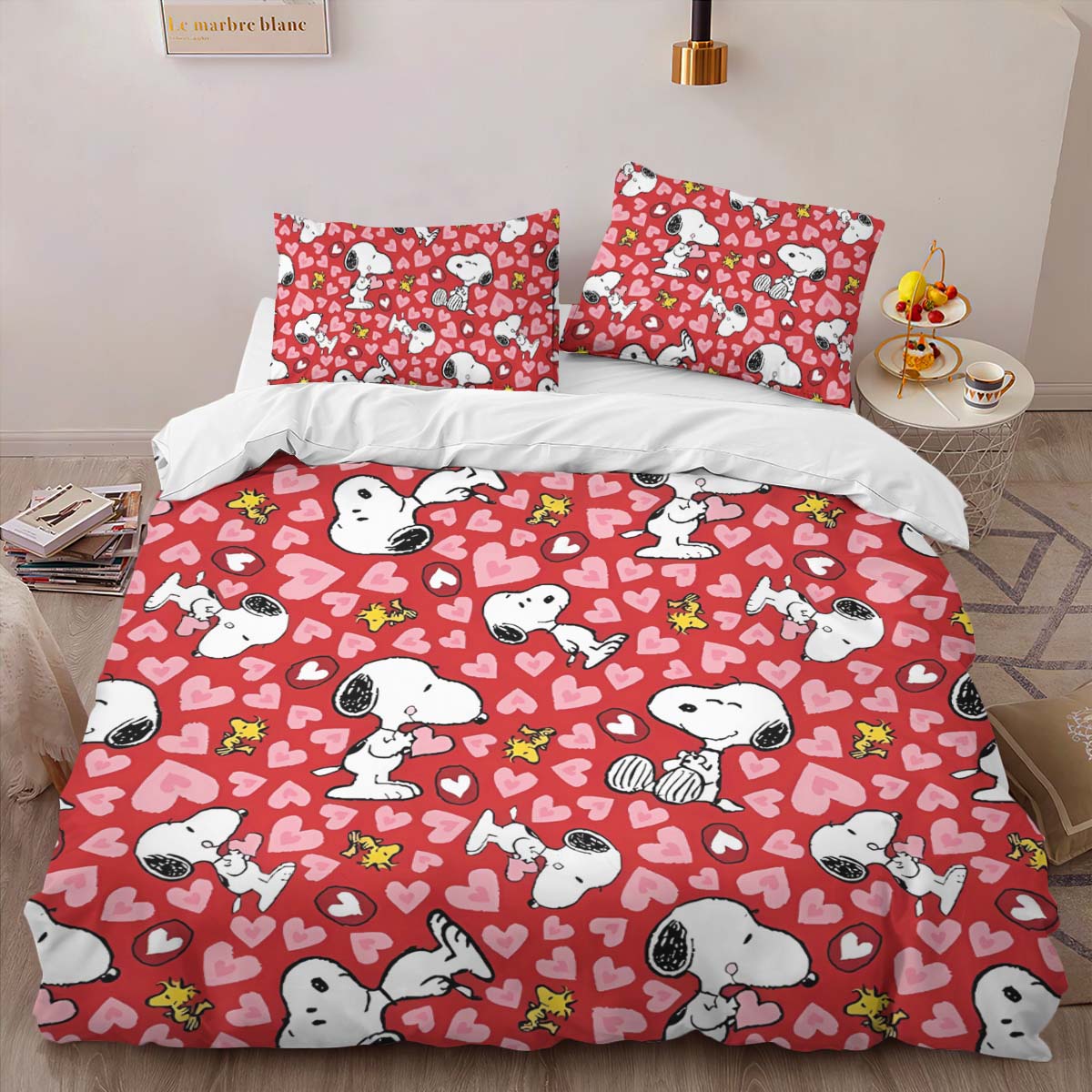 Housse De Couette Snoopy – Peanuts 19 Parure de lit Ensemble De Literie – Image 2