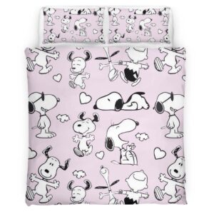 Housse De Couette Snoopy – Peanuts 3 Parure de lit Ensemble De Literie