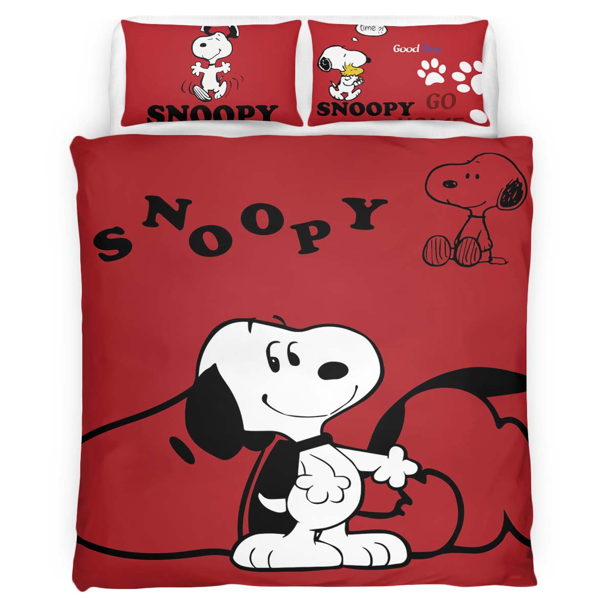 Housse De Couette Snoopy – Peanuts 33 Parure de lit Ensemble De Literie