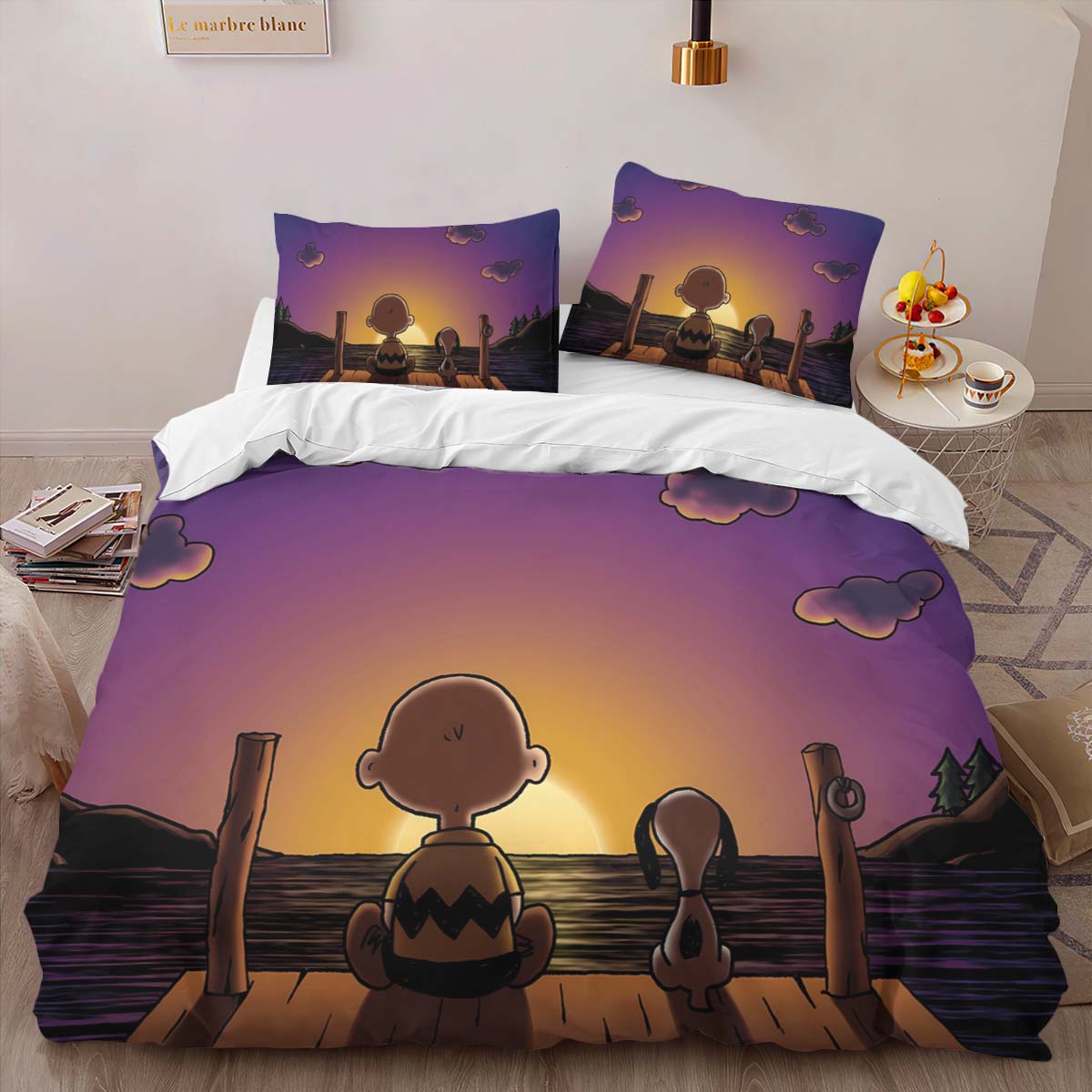 Housse De Couette Snoopy – Peanuts 41 Parure de lit Ensemble De Literie – Image 2