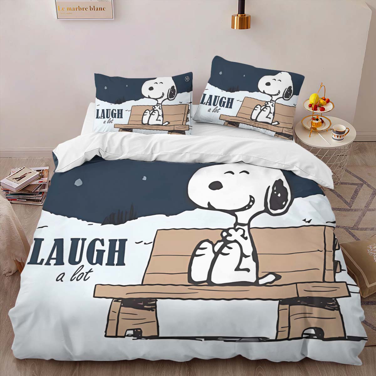 Housse De Couette Snoopy – Peanuts 42 Parure de lit Ensemble De Literie – Image 2