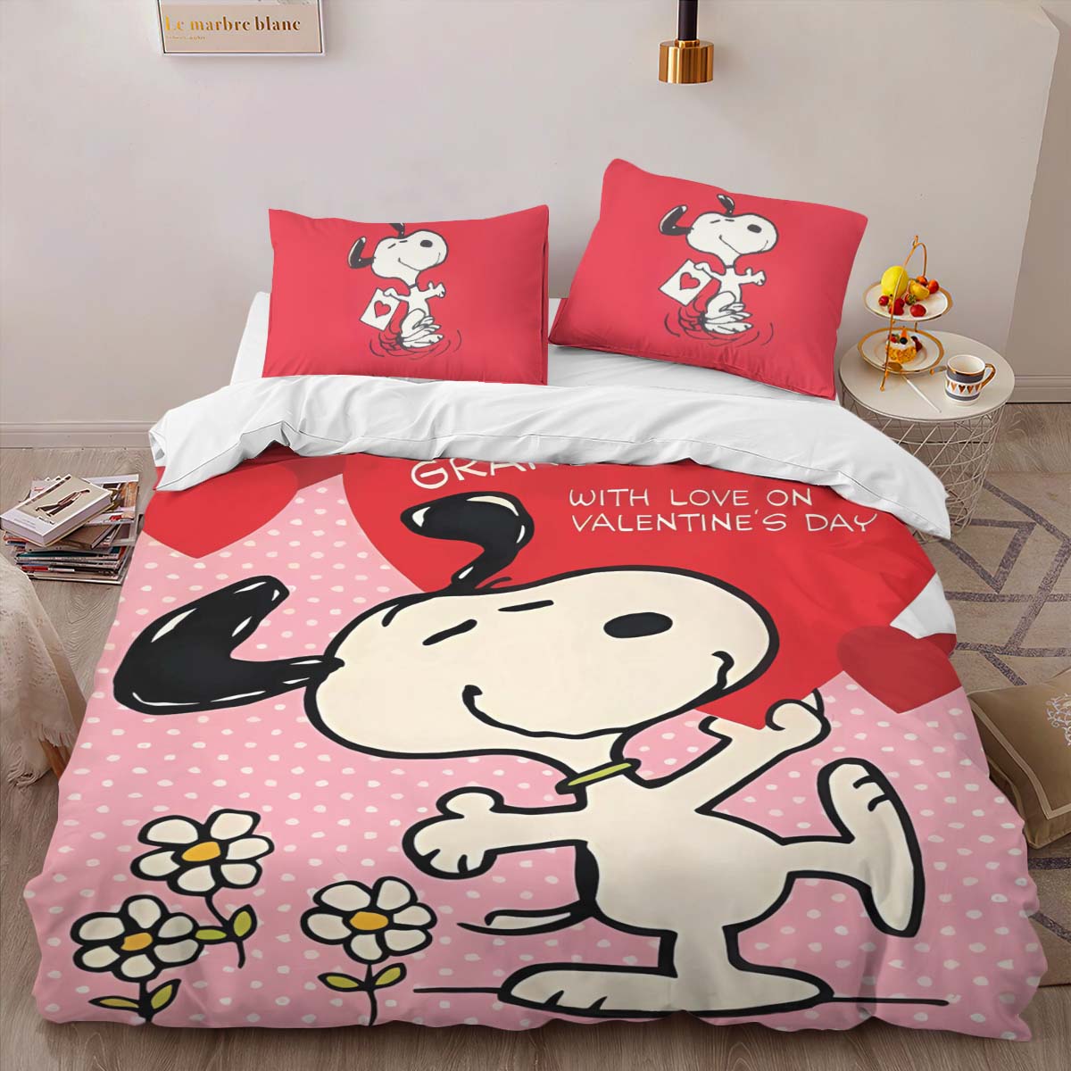 Housse De Couette Snoopy – Peanuts 43 Parure de lit Ensemble De Literie – Image 2