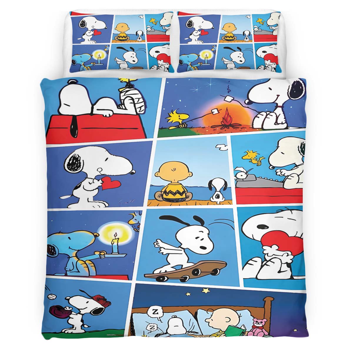 Housse De Couette Snoopy – Peanuts 49 Parure de lit Ensemble De Literie