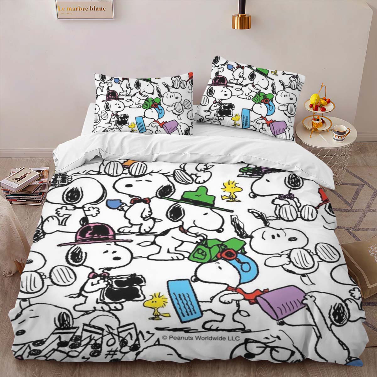 Housse De Couette Snoopy – Peanuts 5 Parure de lit Ensemble De Literie – Image 2