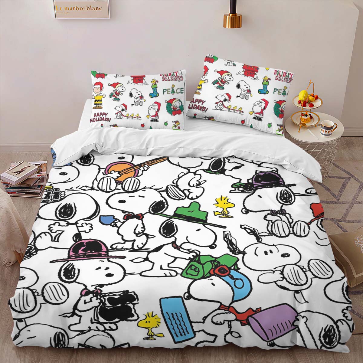 Housse De Couette Snoopy – Peanuts 52 Parure de lit Ensemble De Literie – Image 2