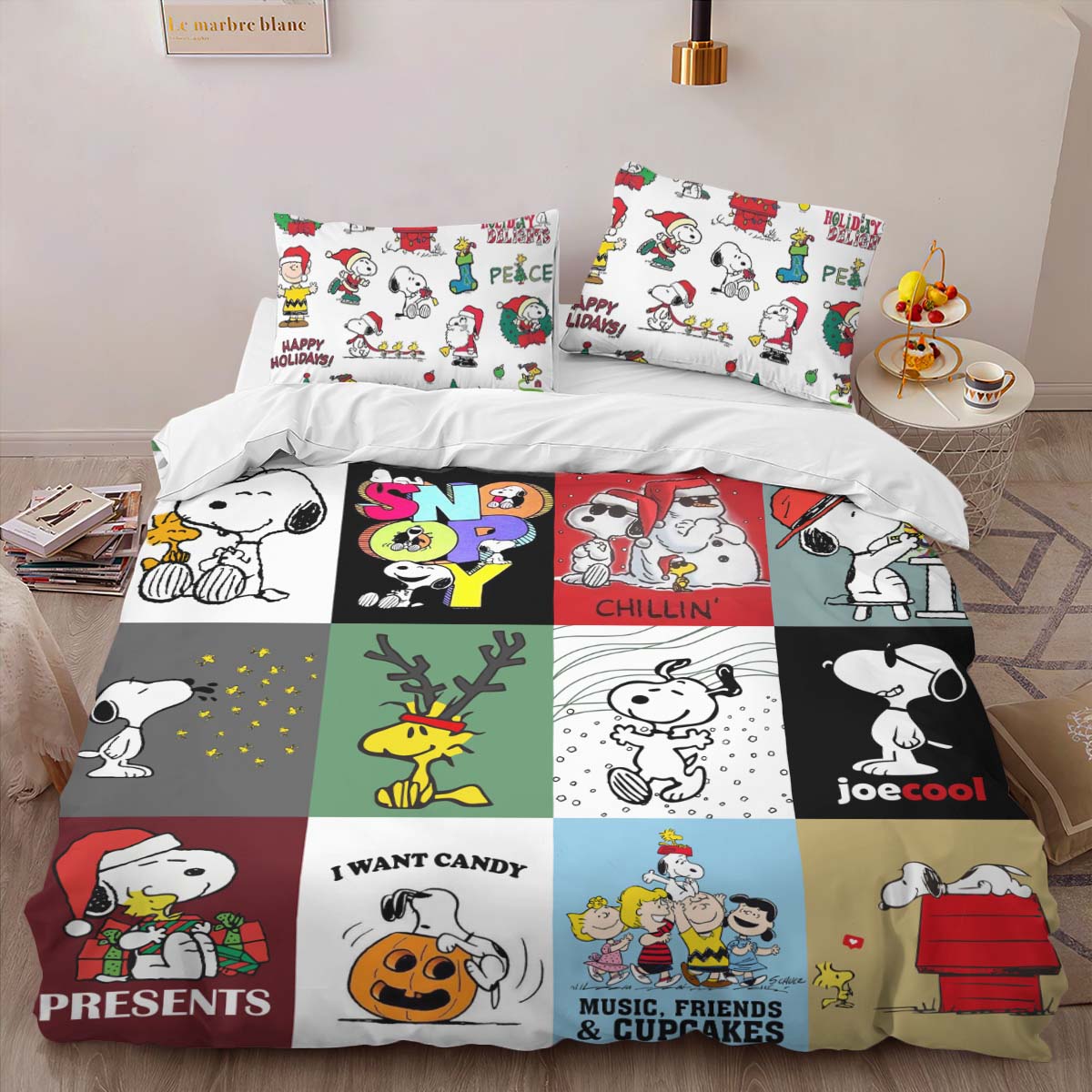 Housse De Couette Snoopy – Peanuts 53 Parure de lit Ensemble De Literie – Image 2