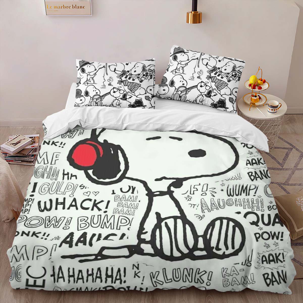 Housse De Couette Snoopy – Peanuts 6 Parure de lit Ensemble De Literie – Image 2