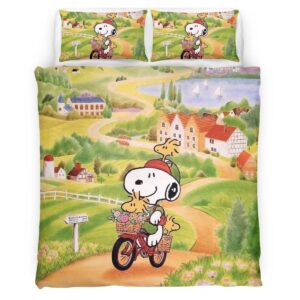 Housse De Couette Snoopy – Peanuts 9 Parure de lit Ensemble De Literie