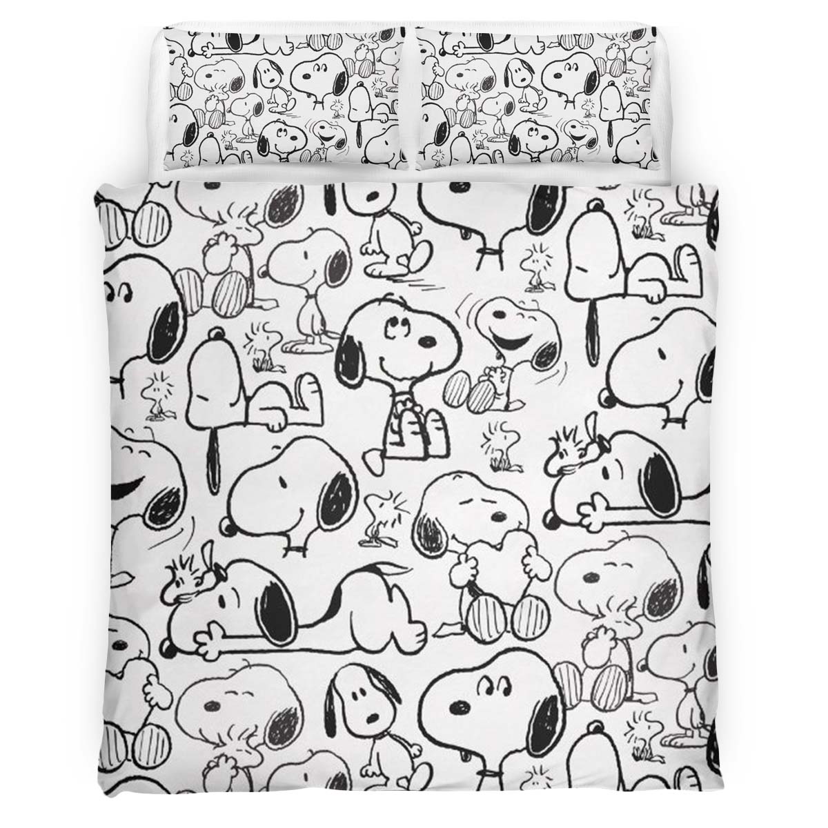 Housse De Couette Snoopy – Peanuts Parure de lit Ensemble De Literie