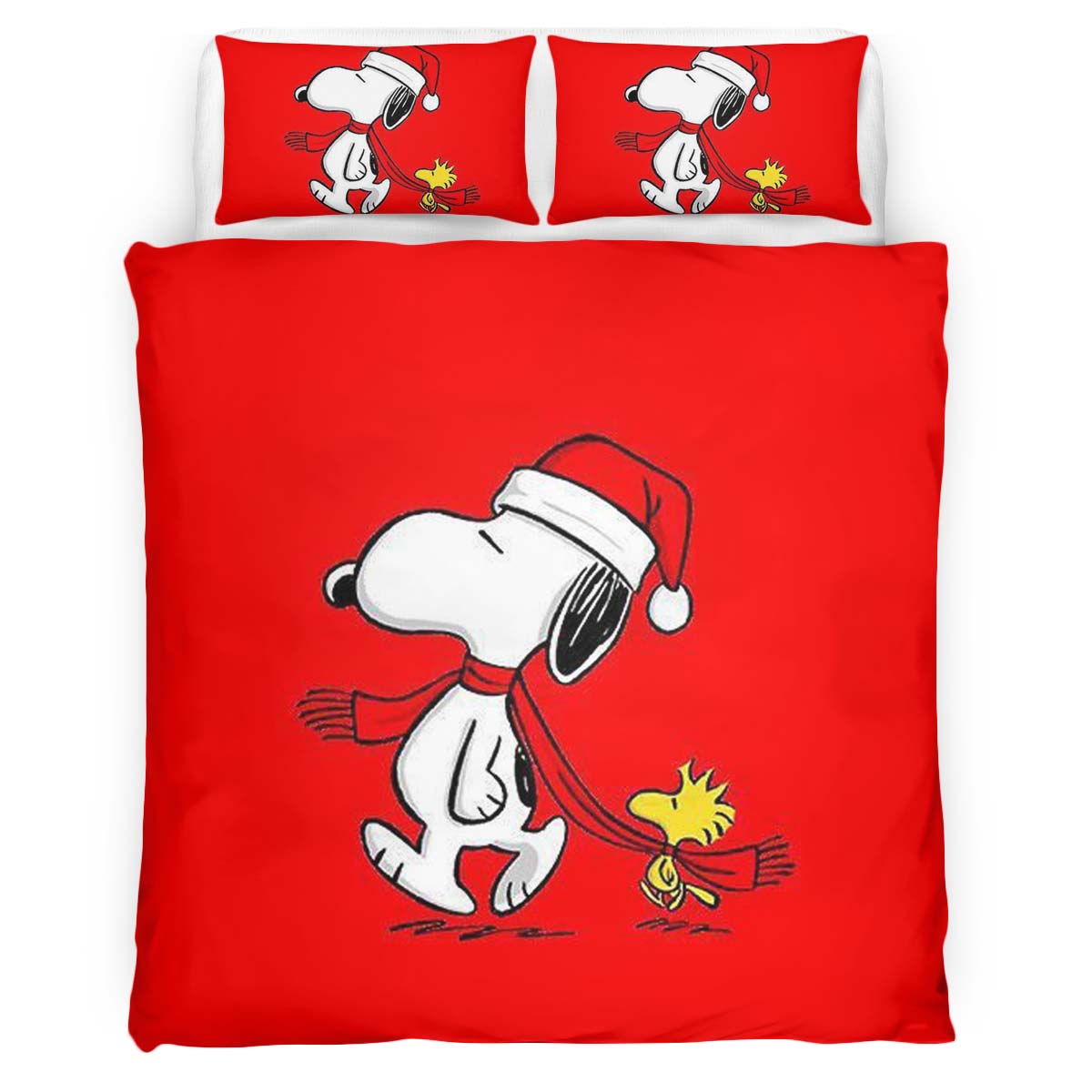 Housse De Couette Snoopy et Woodstock 8 Parure de lit Ensemble De Literie