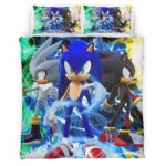 Housse De Couette Sonic The Hedgehog 12 Parure de lit Ensemble De Literie