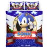 Housse De Couette Sonic the Hedgehog 20 Parure de lit Ensemble De Literie